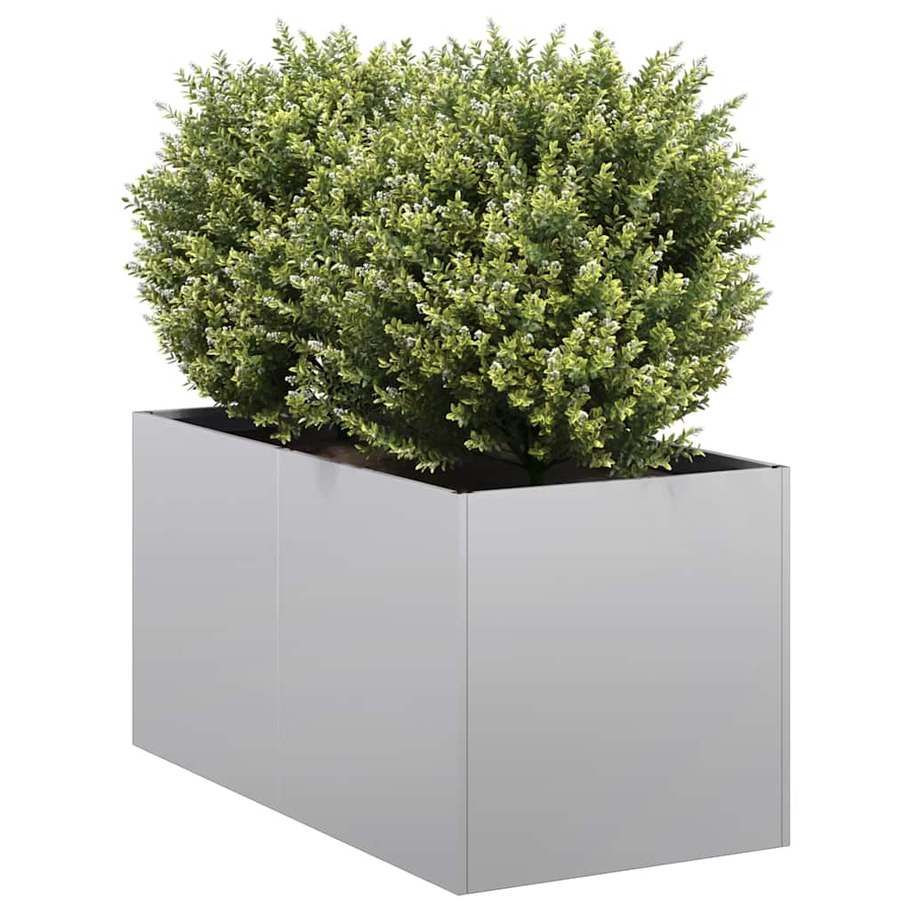 Planter 40x80x40 cm aço galvanizado