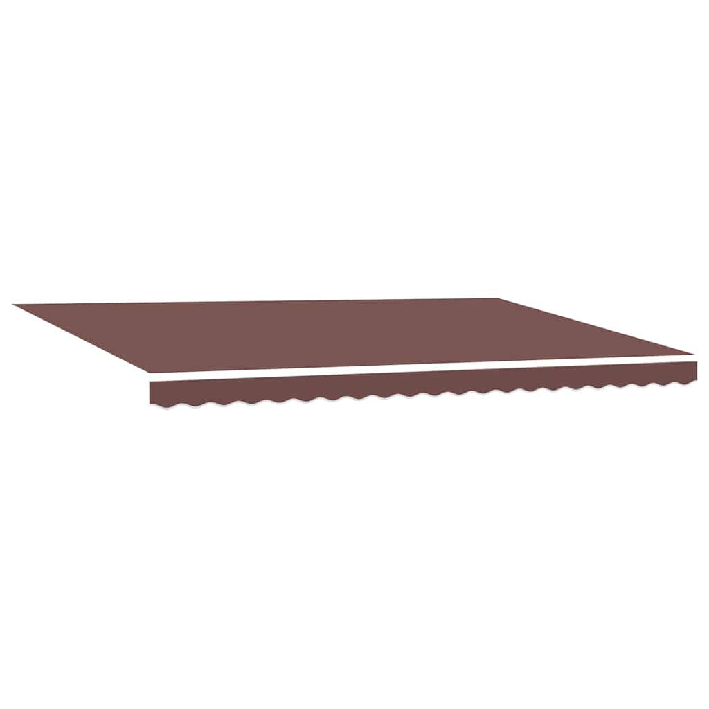 Toldo retrátil automático 500x300 cm castanho