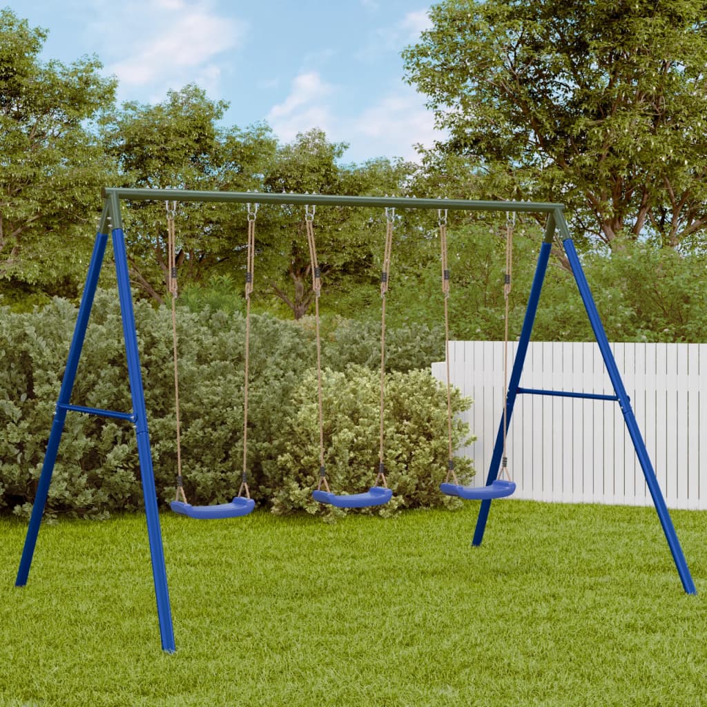 Estrutura de baloiço exterior para crianças l 273,5 x a 185 cm