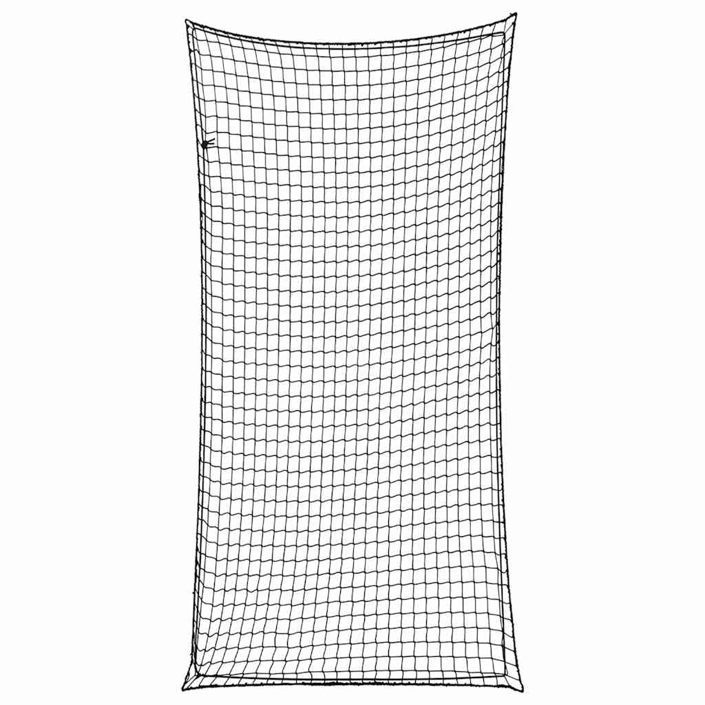 Rede para reboque com corda elástica 6x3 m PP preto