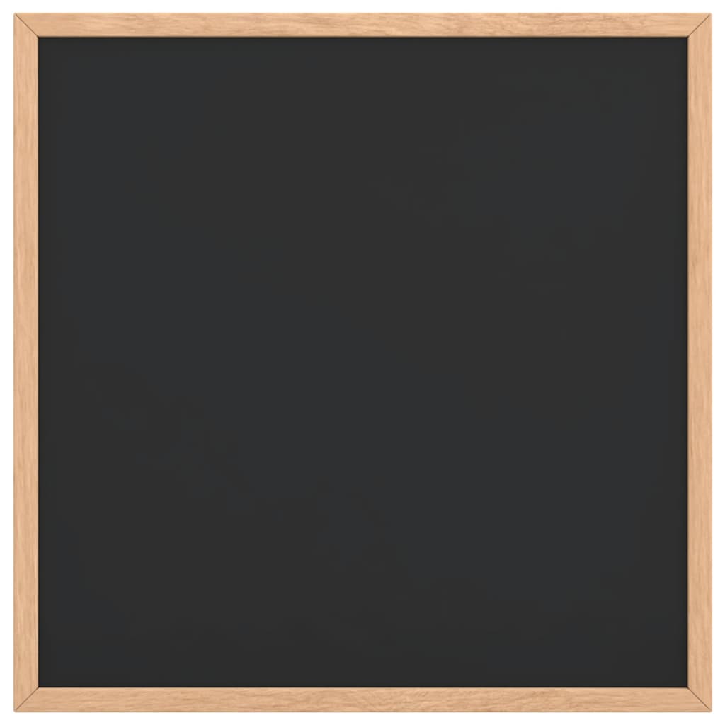Quadro negro com estrutura em madeira de pinho maciço 40x40 cm