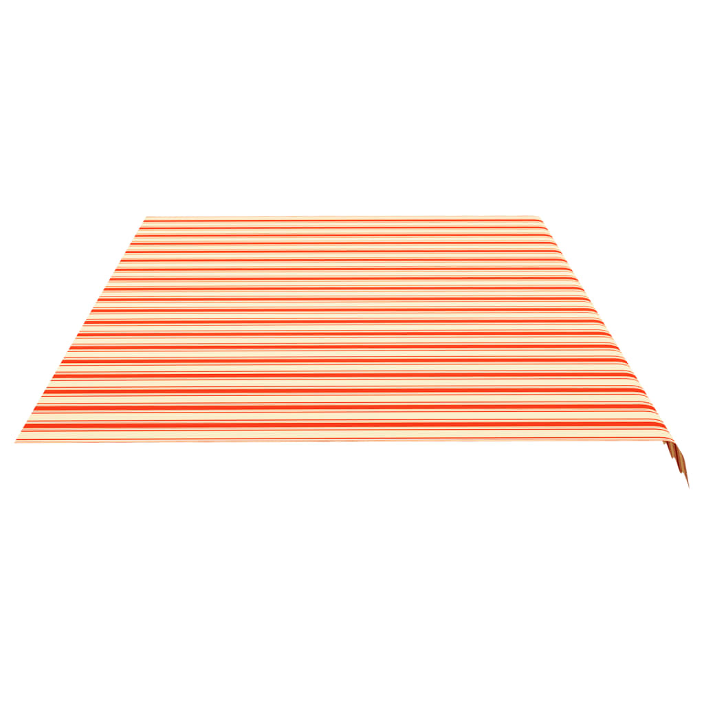 Tecido de substituição para toldo amarelo e laranja 600x350 cm poliéster