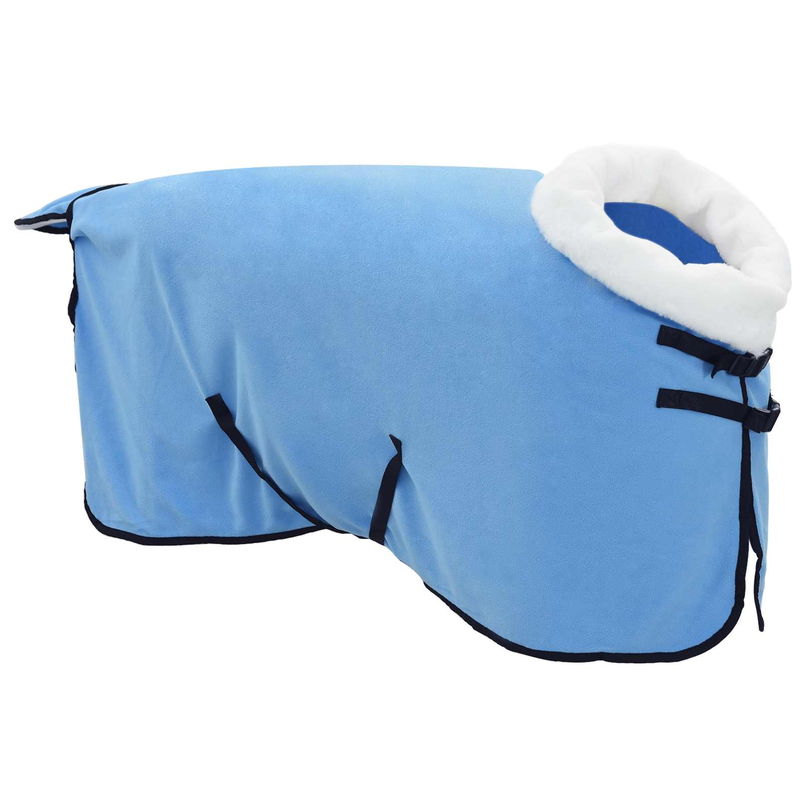 Cobertor de cavalo aqua completo 85 cm fleece polar