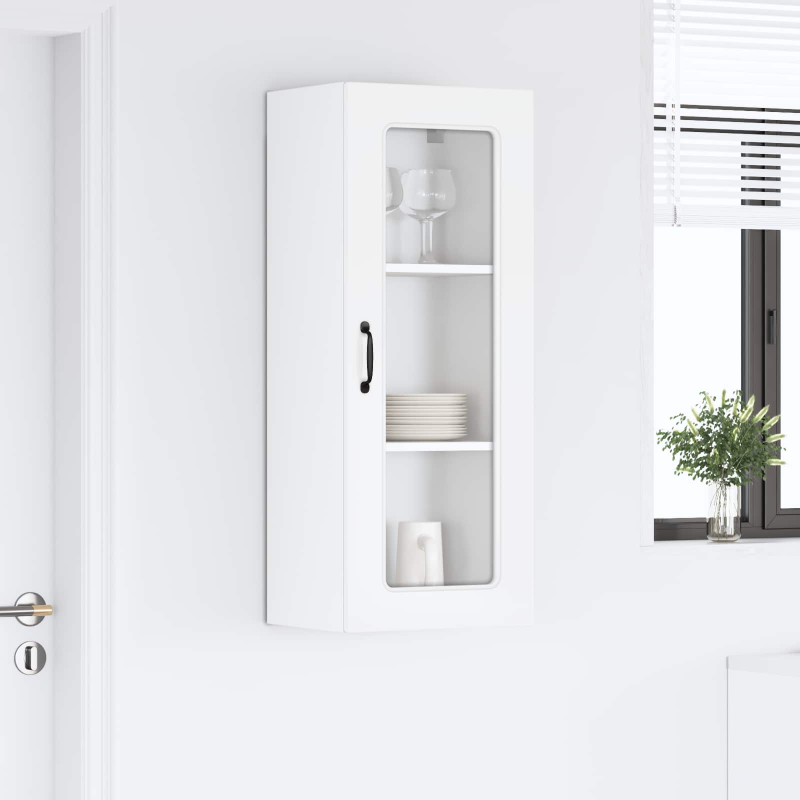 Painel de lava-louça kalmar branco brilhante 40 x 31 x 100 cm