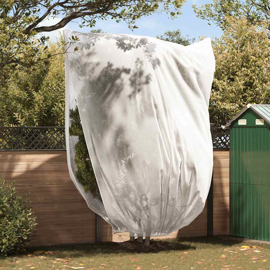Capas de fleece para proteção contra geada 3 unid. branco