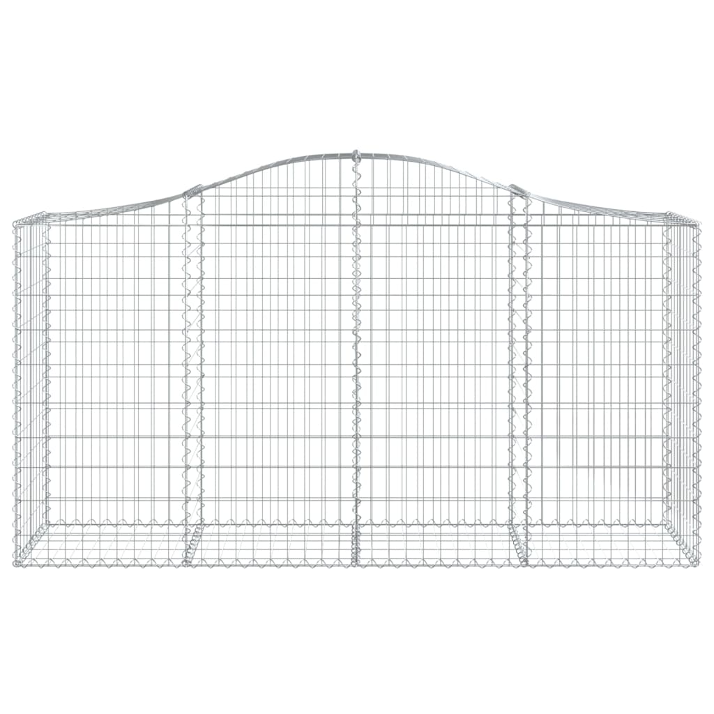Cestos gabião arqueados 50 pcs 200x50x100/120 ferro galvanizado