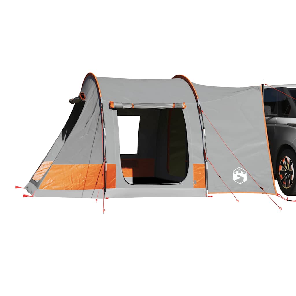 Tenda de campismo p/ 2 pessoas impermeável cinzento/laranja