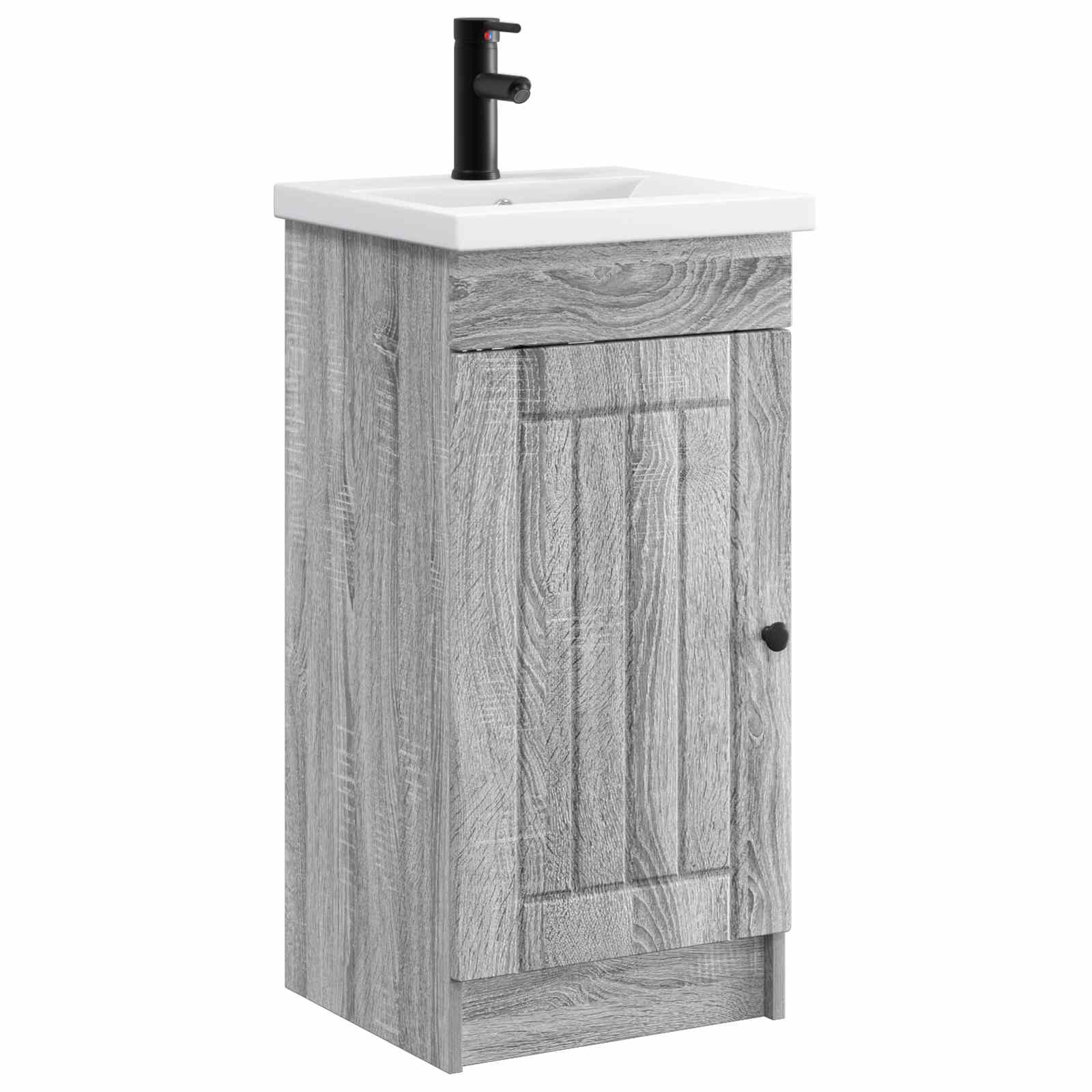 Gabinete de banheiro com pia sonoma cinzento 42 x 40 x 84,5 cm