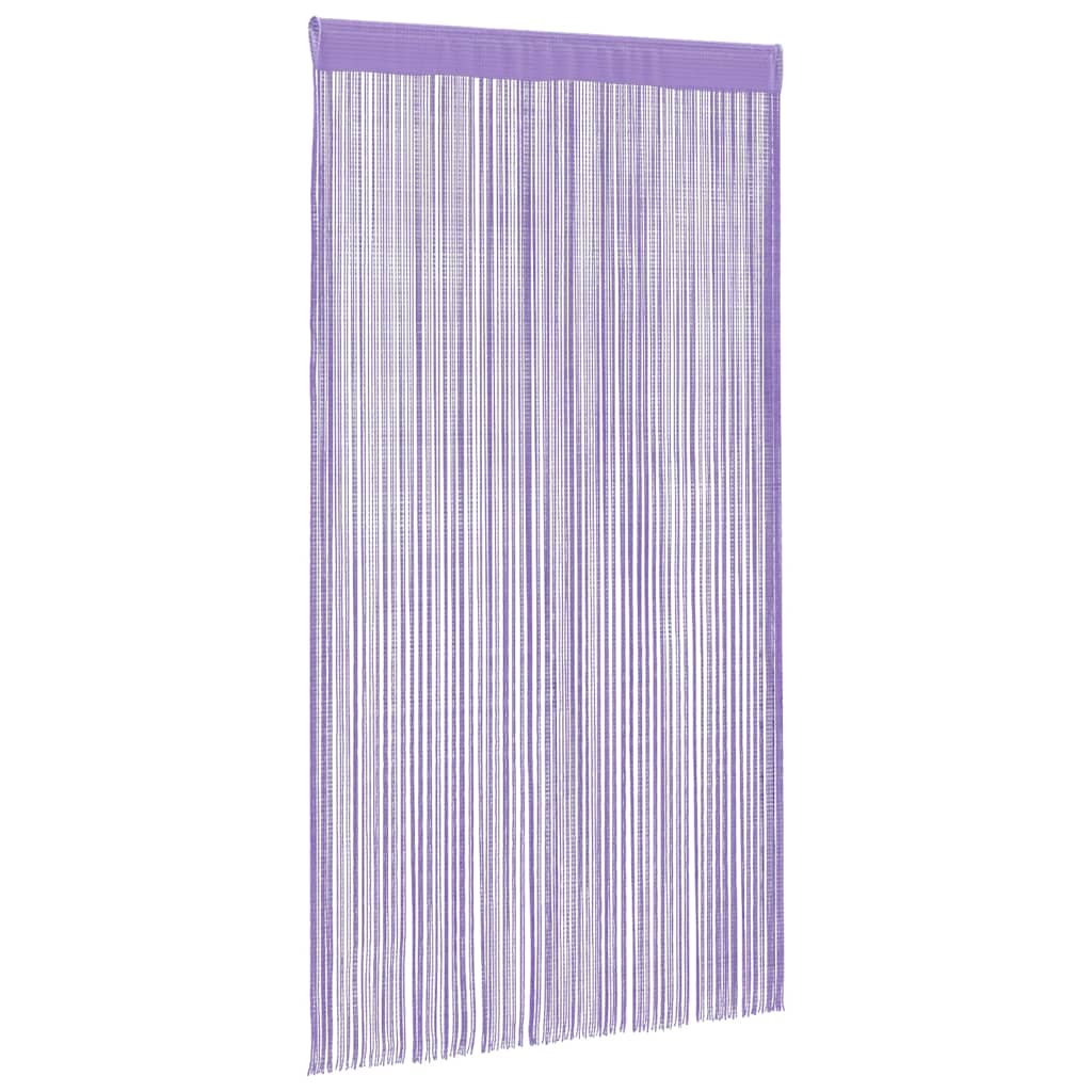 Cortinas de fios 2 pcs 140x250 cm roxo