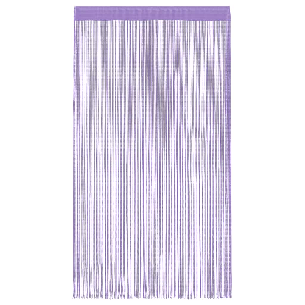 Cortinas de fios 2 pcs 140x250 cm roxo