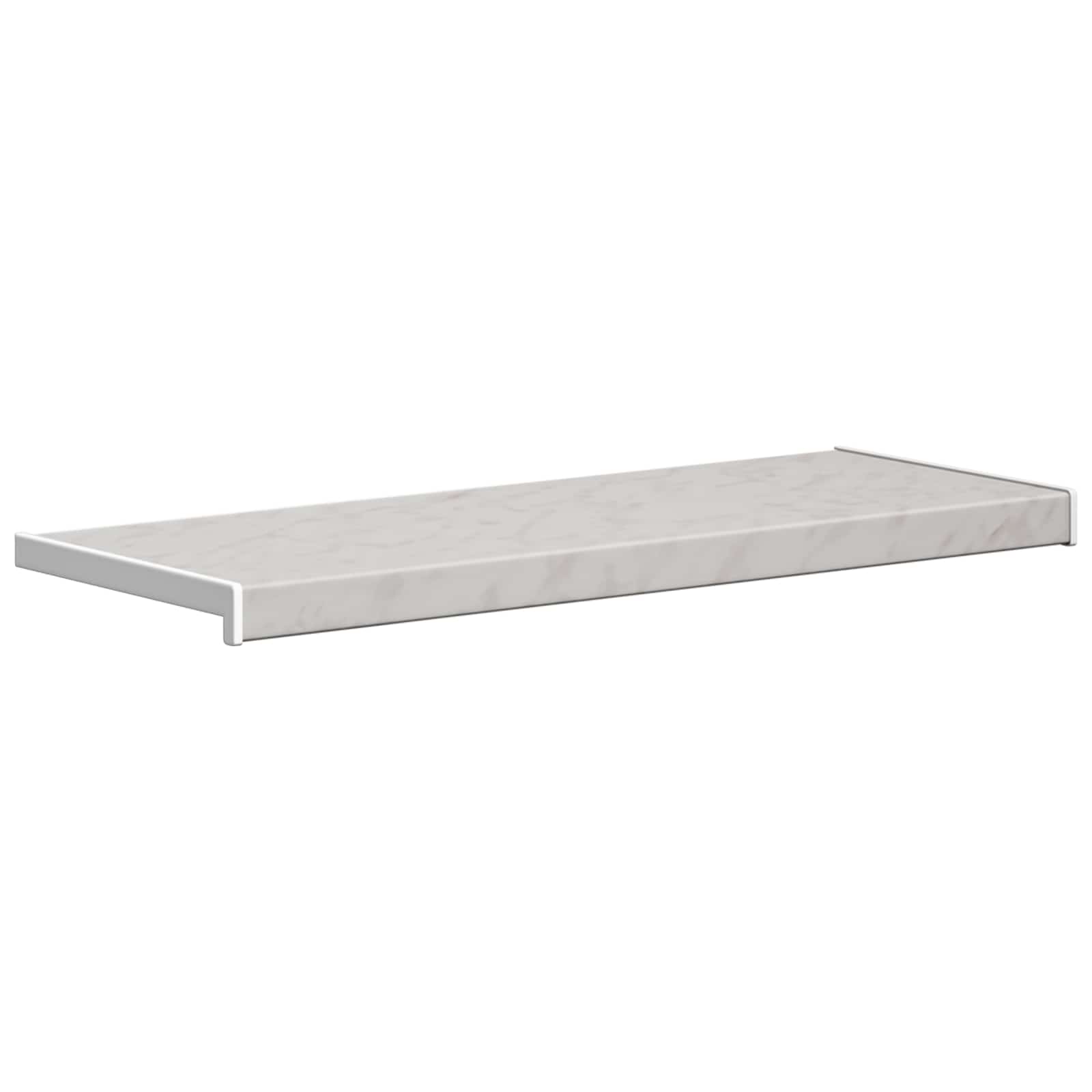 Soleira de janela textura de mármore 80 x 35 x 4,5 cm PVC