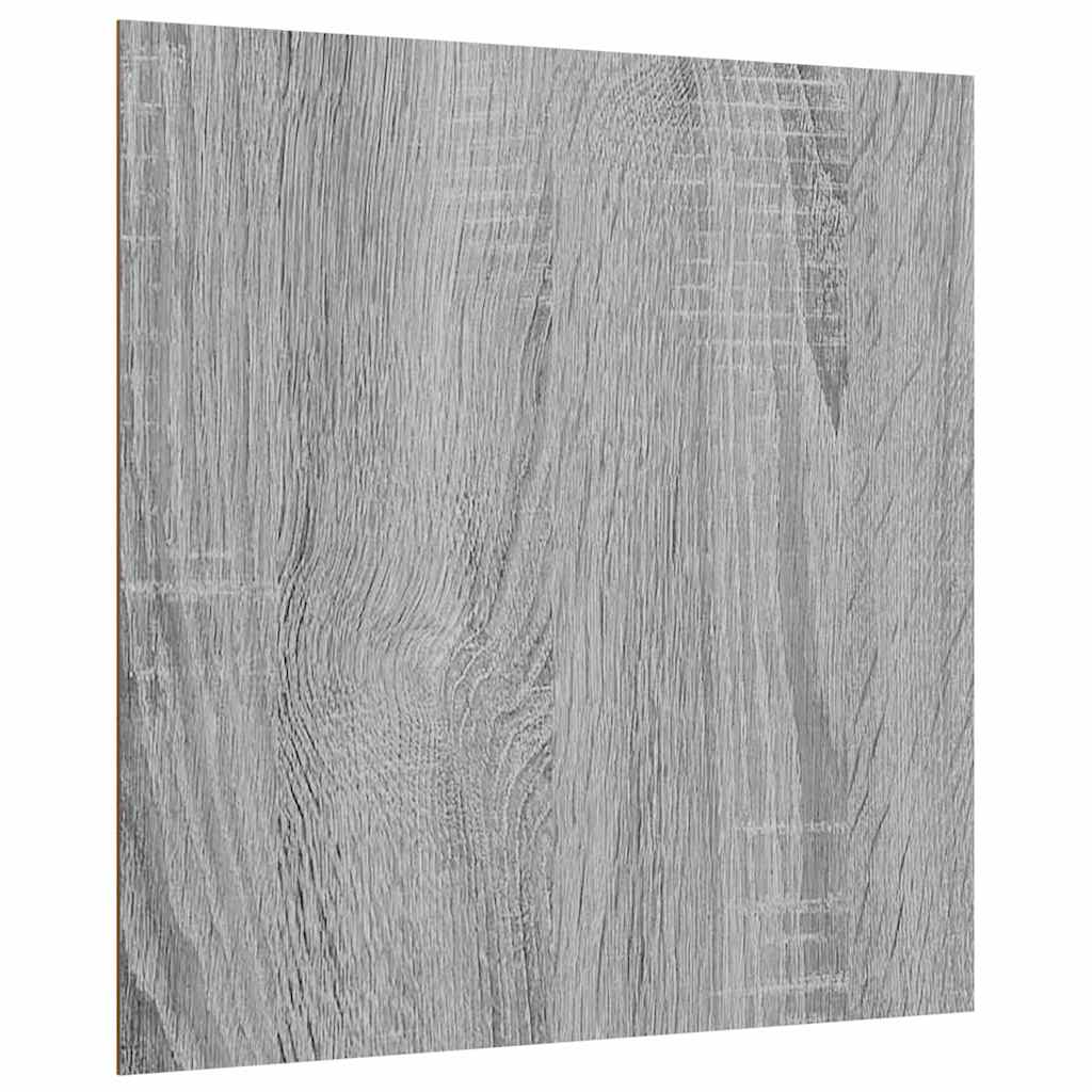 Painéis de decoração 50 unid. cinza sonoma 30 x 30 x 0,27 cm