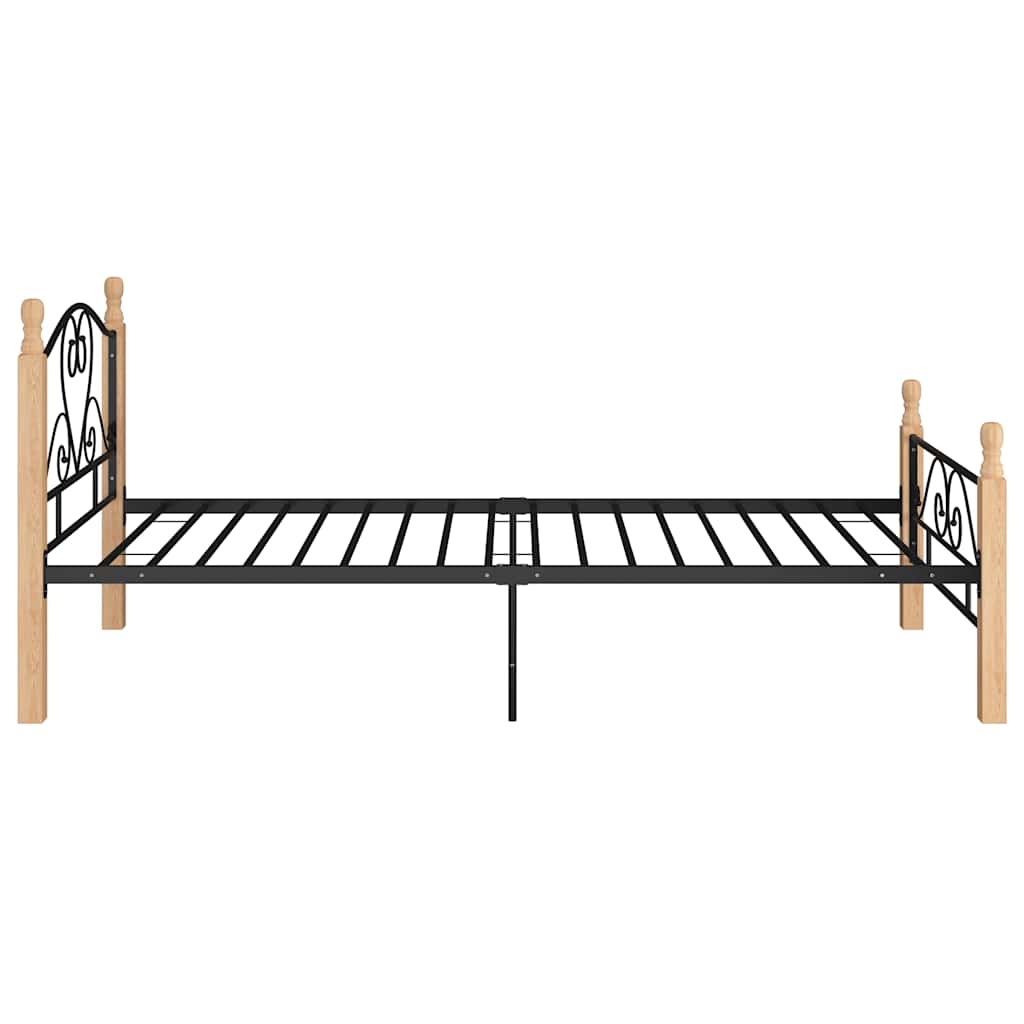 Estrutura de cama 90x200 cm metal preto