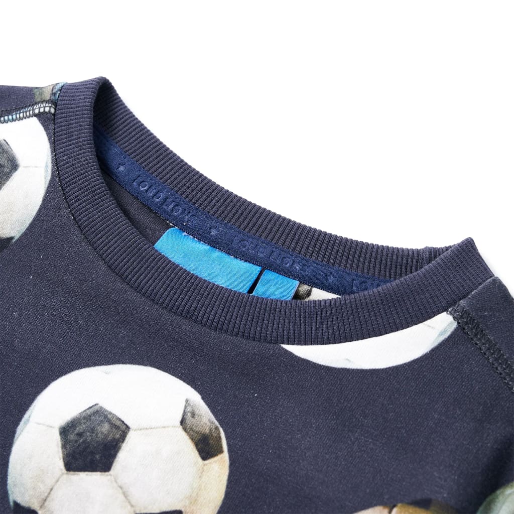 Sweatshirt para criança azul-marinho 92