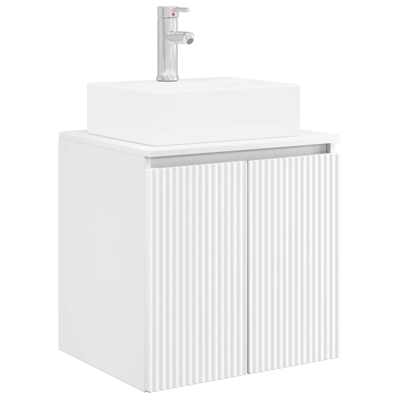 Vaidade com pia suspensa branco 49,5 x 41 x 62,5 cm