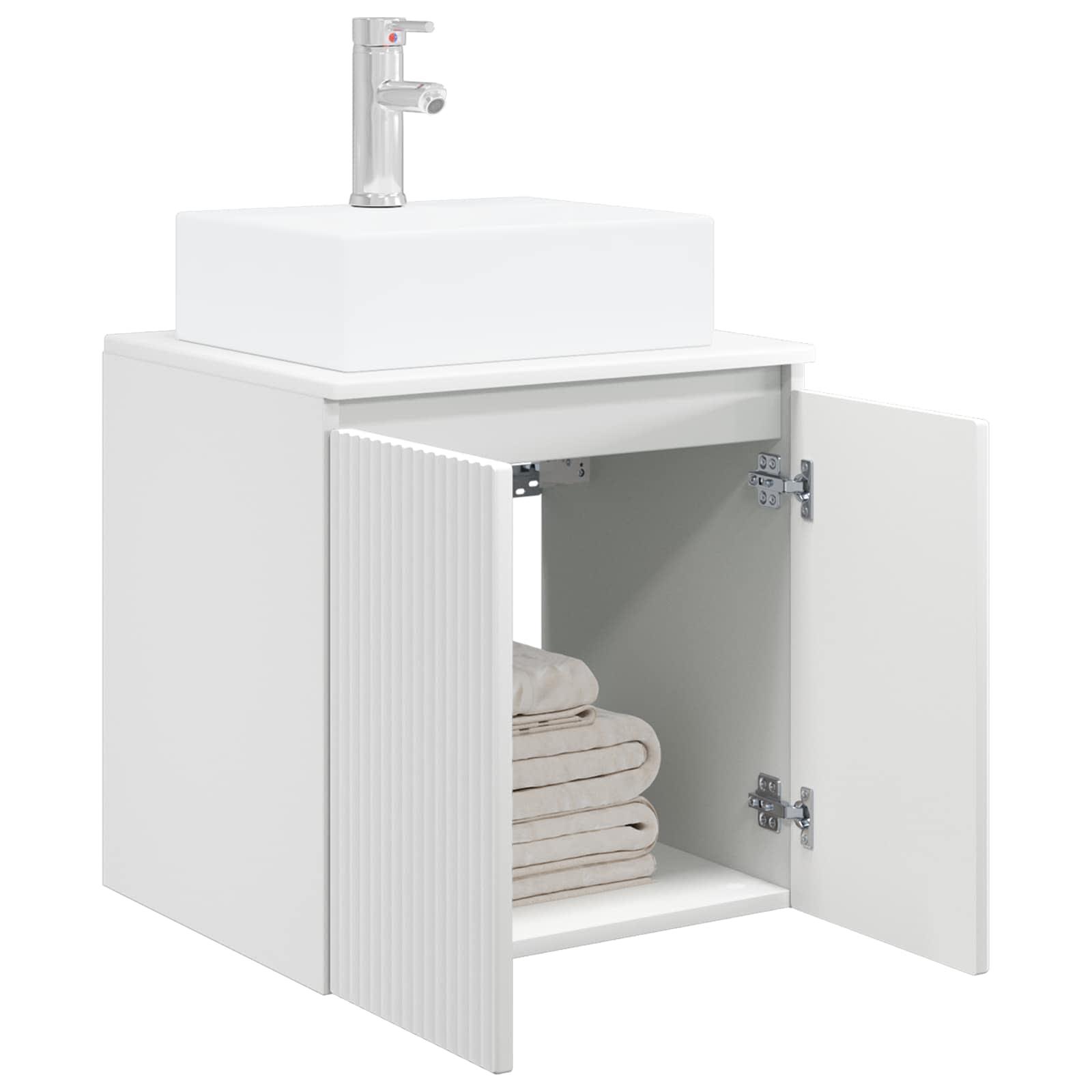 Vaidade com pia suspensa branco 49,5 x 41 x 62,5 cm