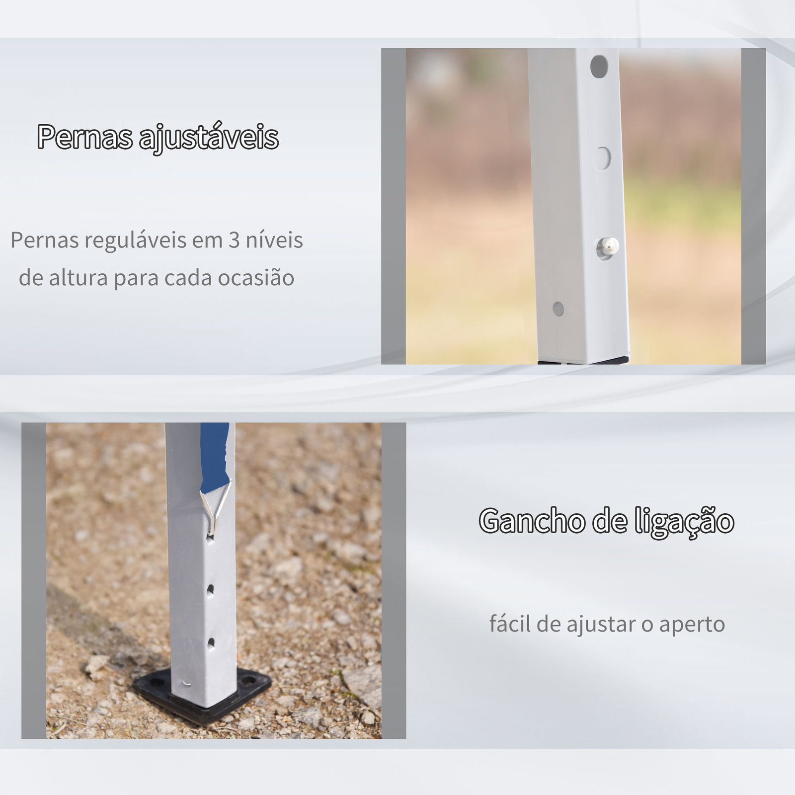 Tenda dobrável 6x3 tenda de jardim portátil com bolsa de transporte tecido oxford para exterior festas acampamento azul