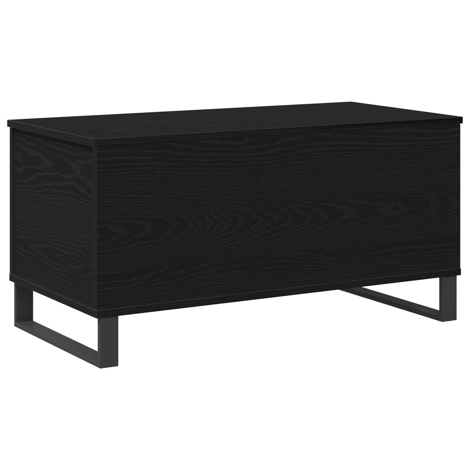 Mesa de centro carvalho preto 90 x 44,5 x 45 cm