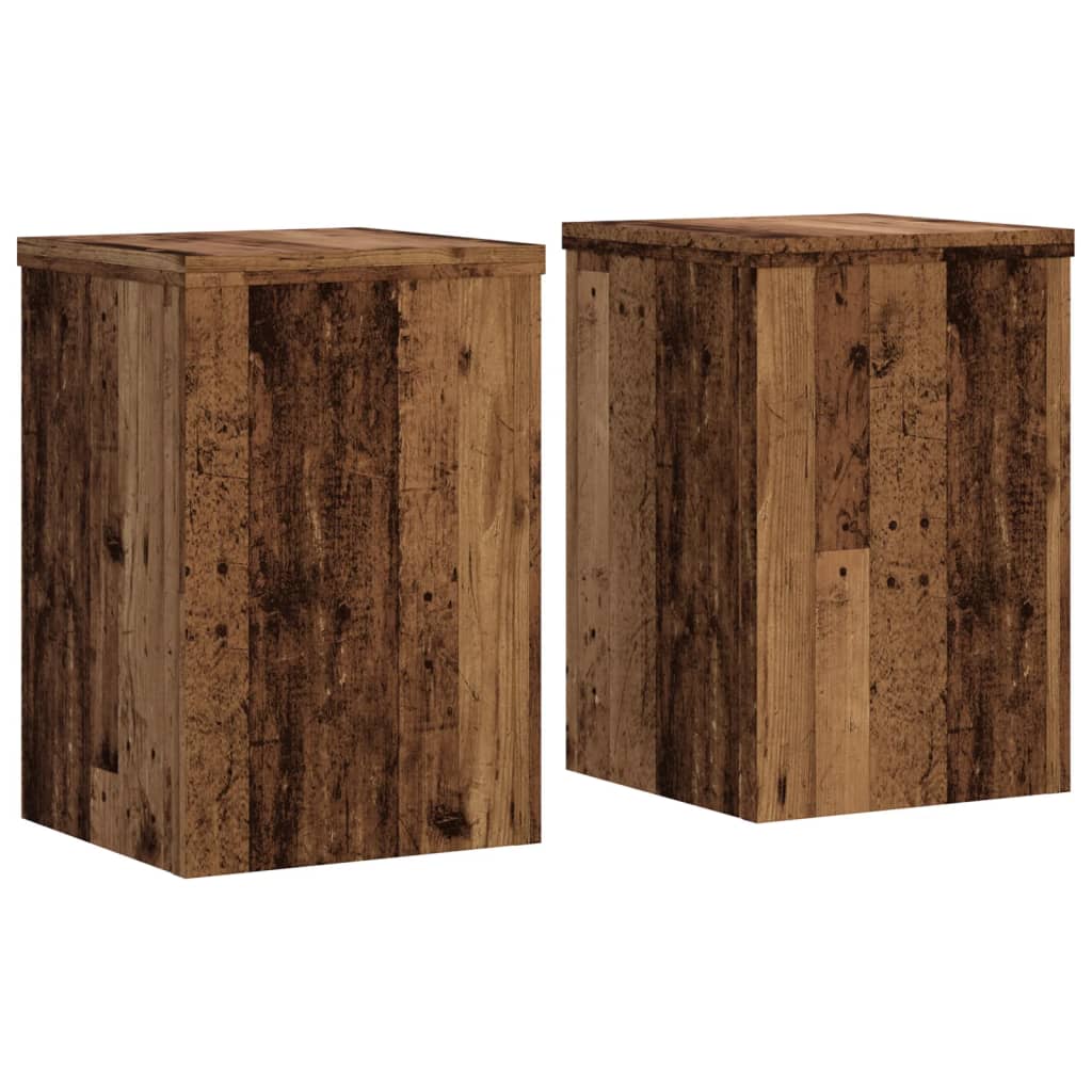 Suportes p/ plantas 2 pcs 20x20x30 cm derivados de madeira