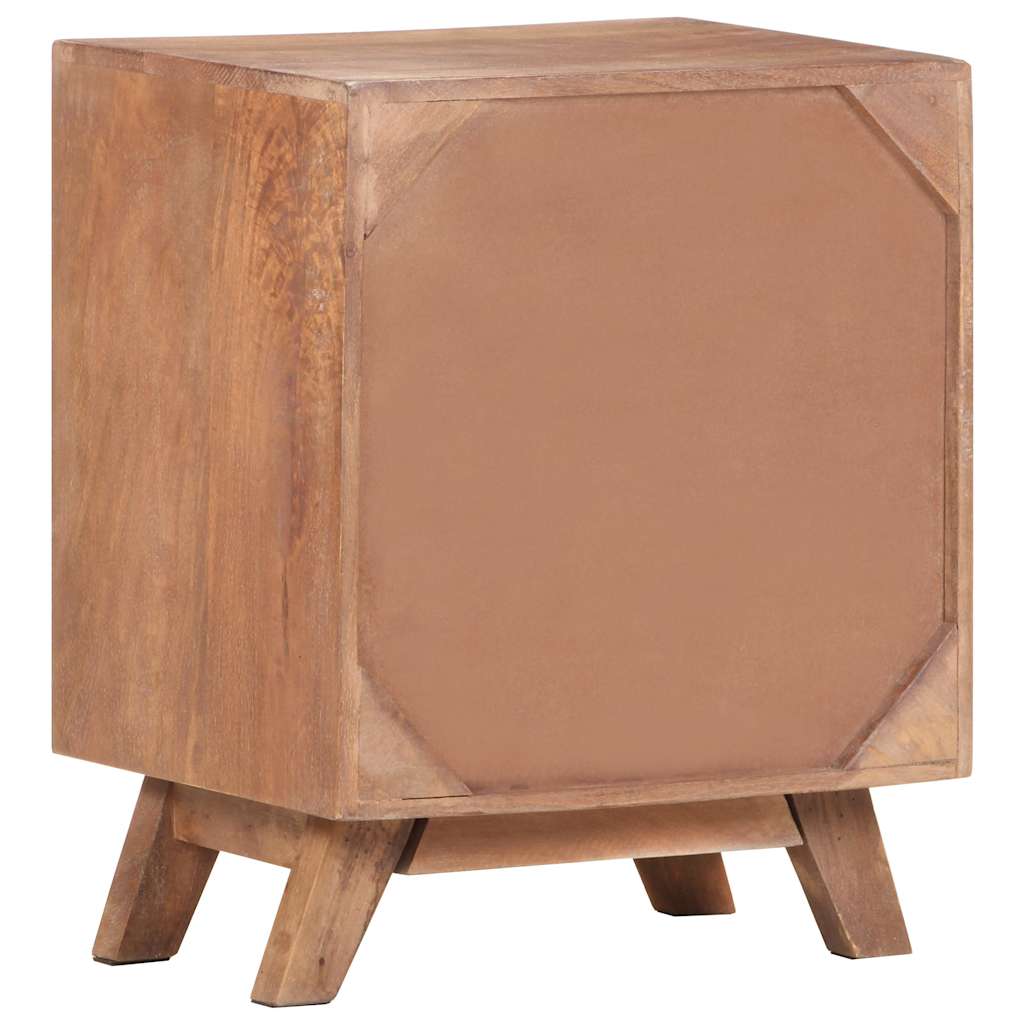 Mesa de cabeceira 40x30x50 cm madeira de mangueira maciça