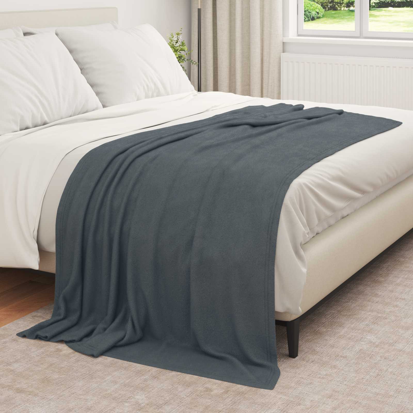Cobertores de sofá 6 unid. cinza escuro 210 x 140 cm 2.56 lã