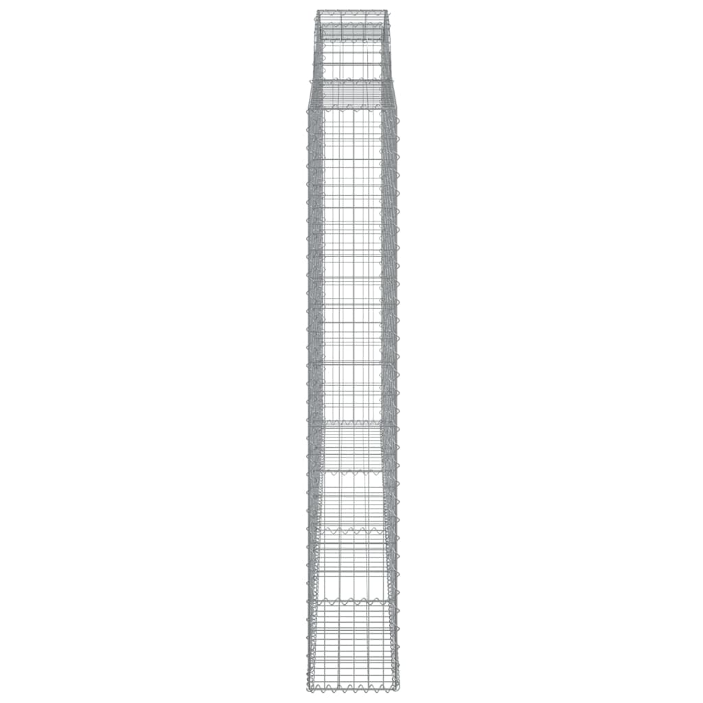 Cesto gabião arqueado 300x30x200/220 cm ferro galvanizado