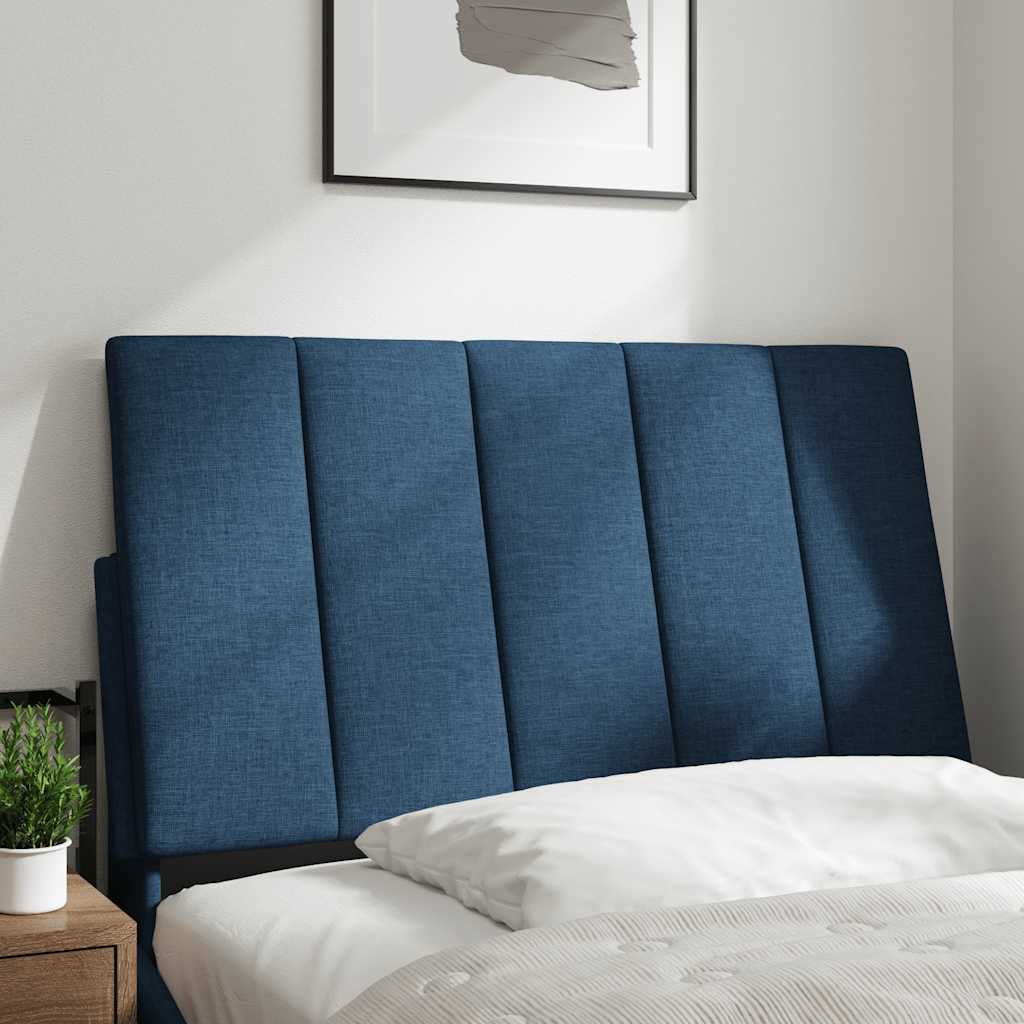 Almofadão de cabeceira hanko 90 cm tecido azul