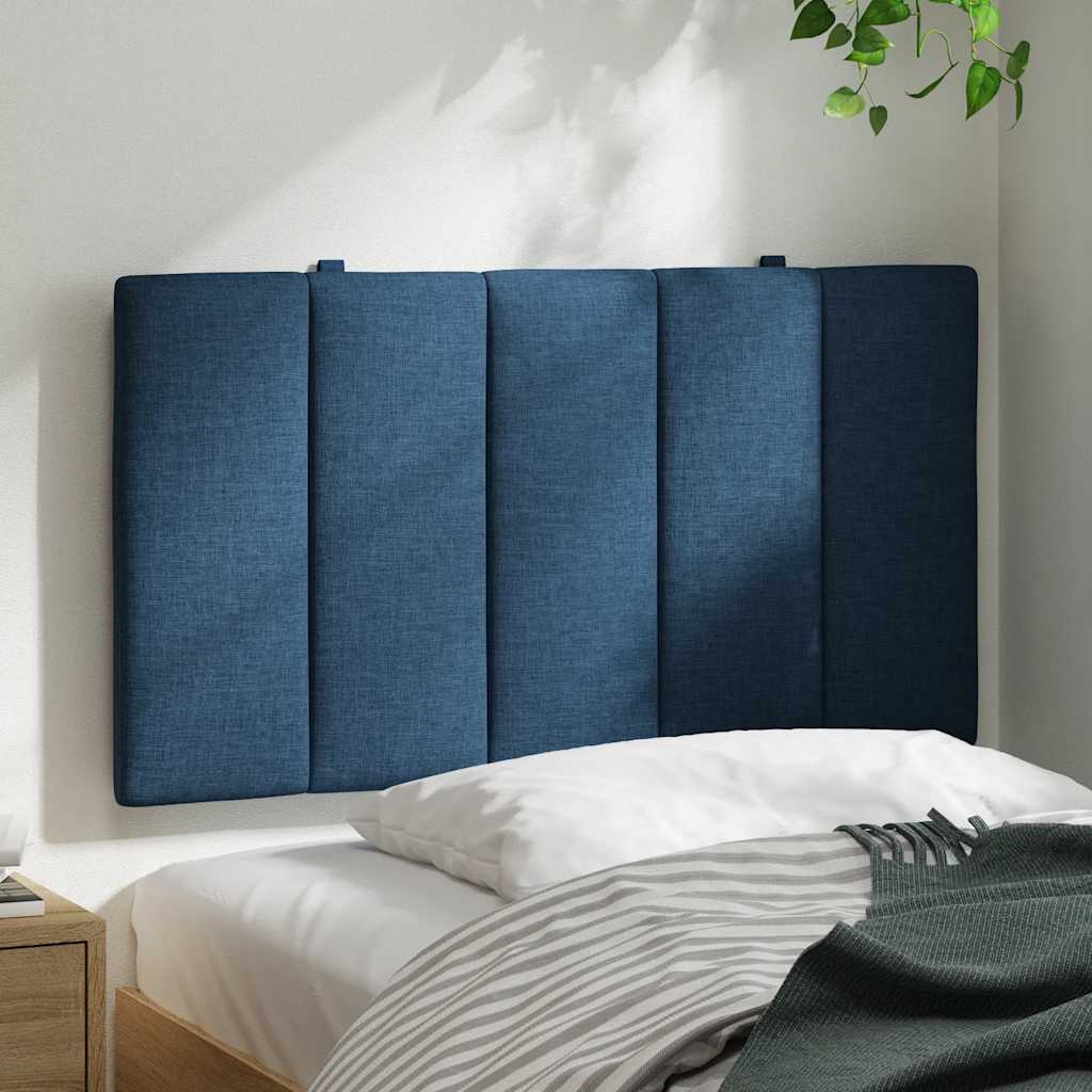 Almofadão de cabeceira hanko 90 cm tecido azul