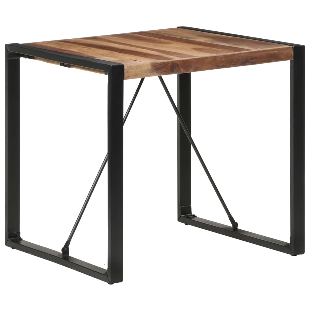 Mesa de jantar 80x80x75 cm madeira maciça