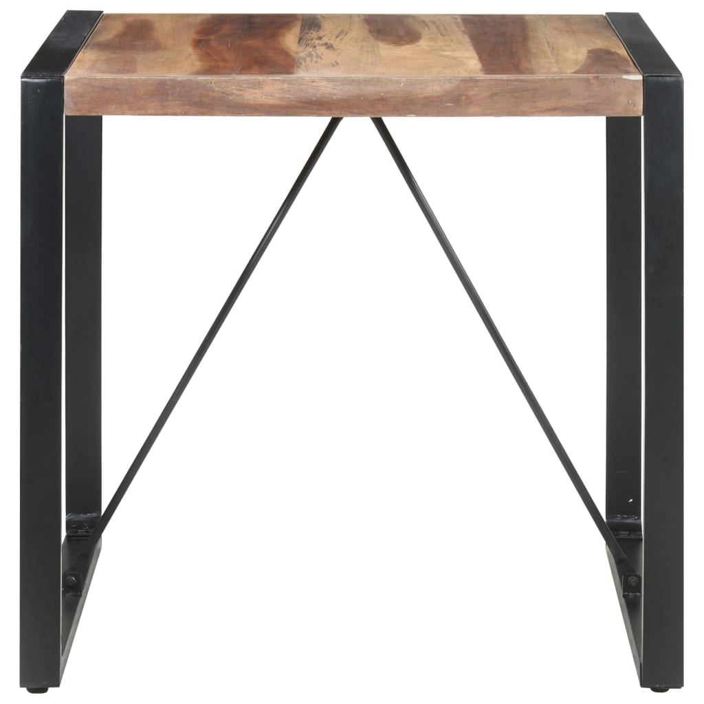 Mesa de jantar 80x80x75 cm madeira maciça