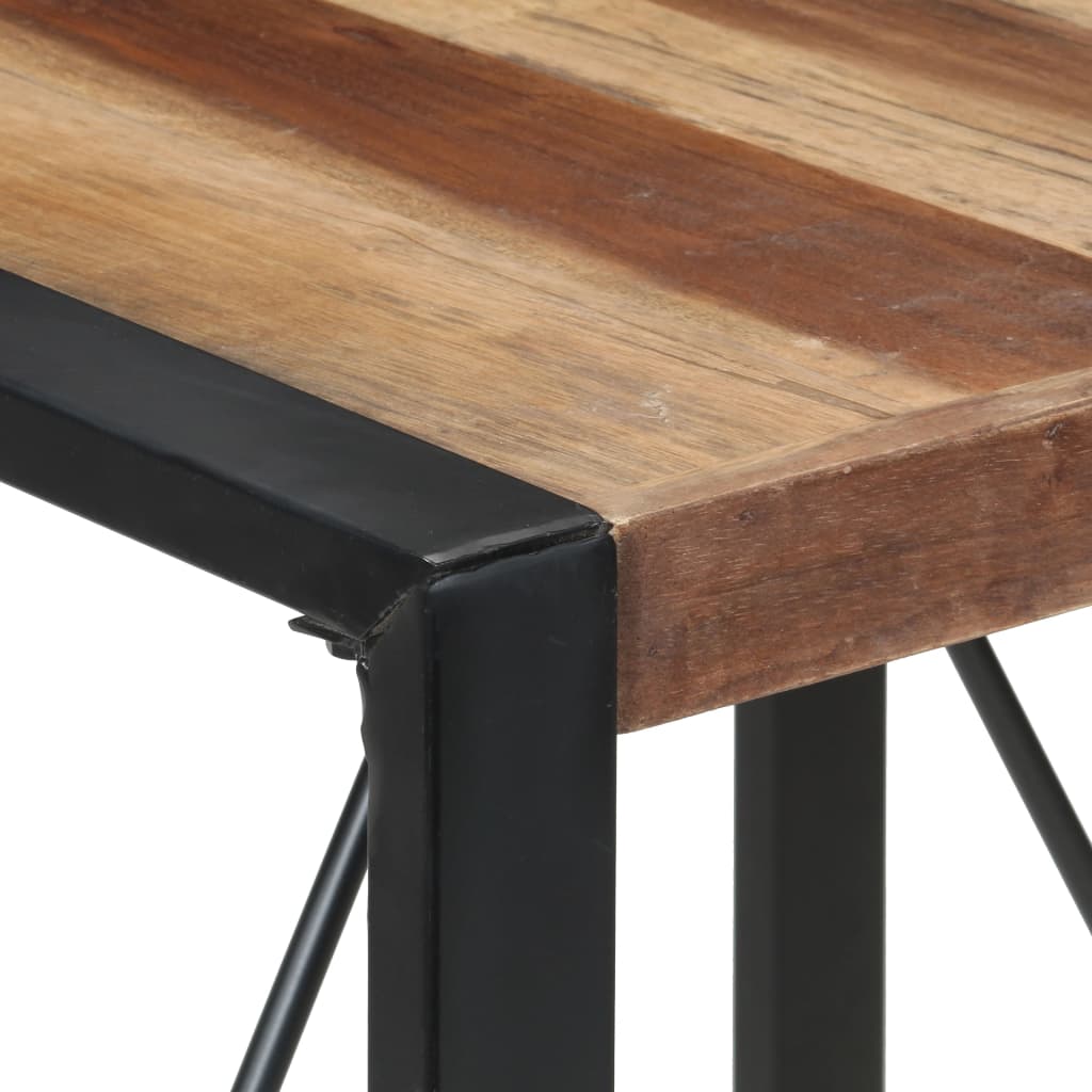 Mesa de jantar 80x80x75 cm madeira maciça