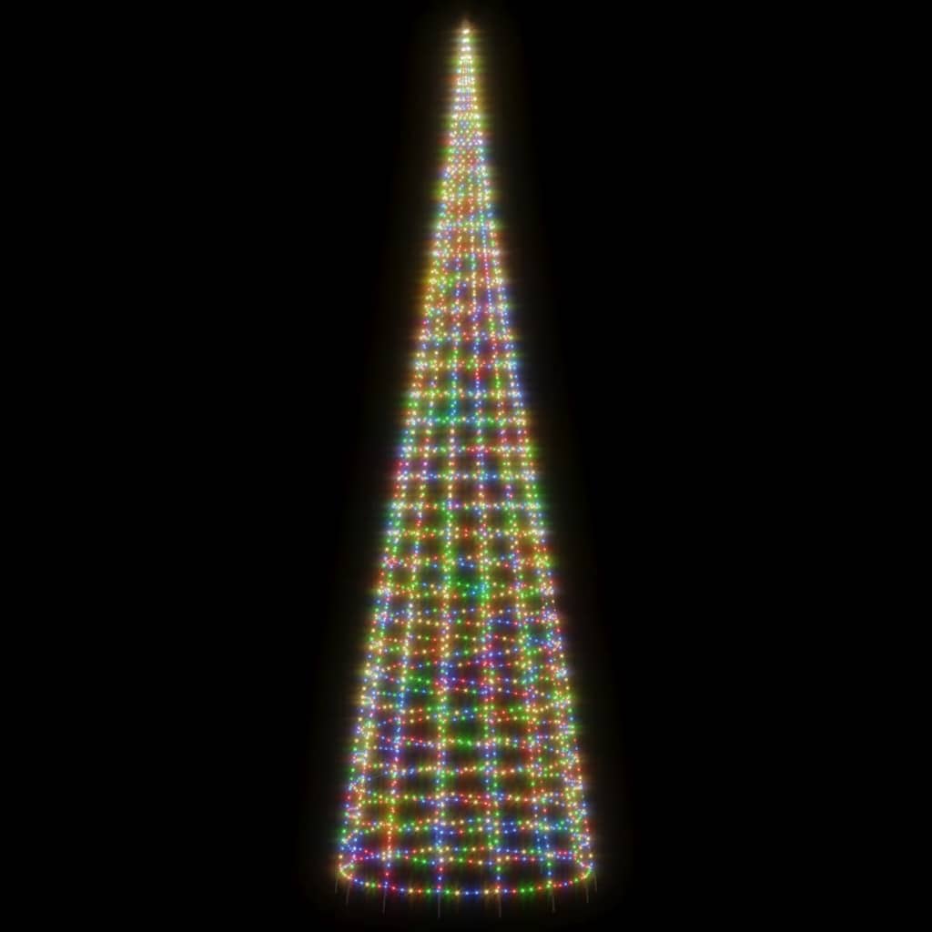 Árvore de natal LED 3000 leds coloridos 800 cm