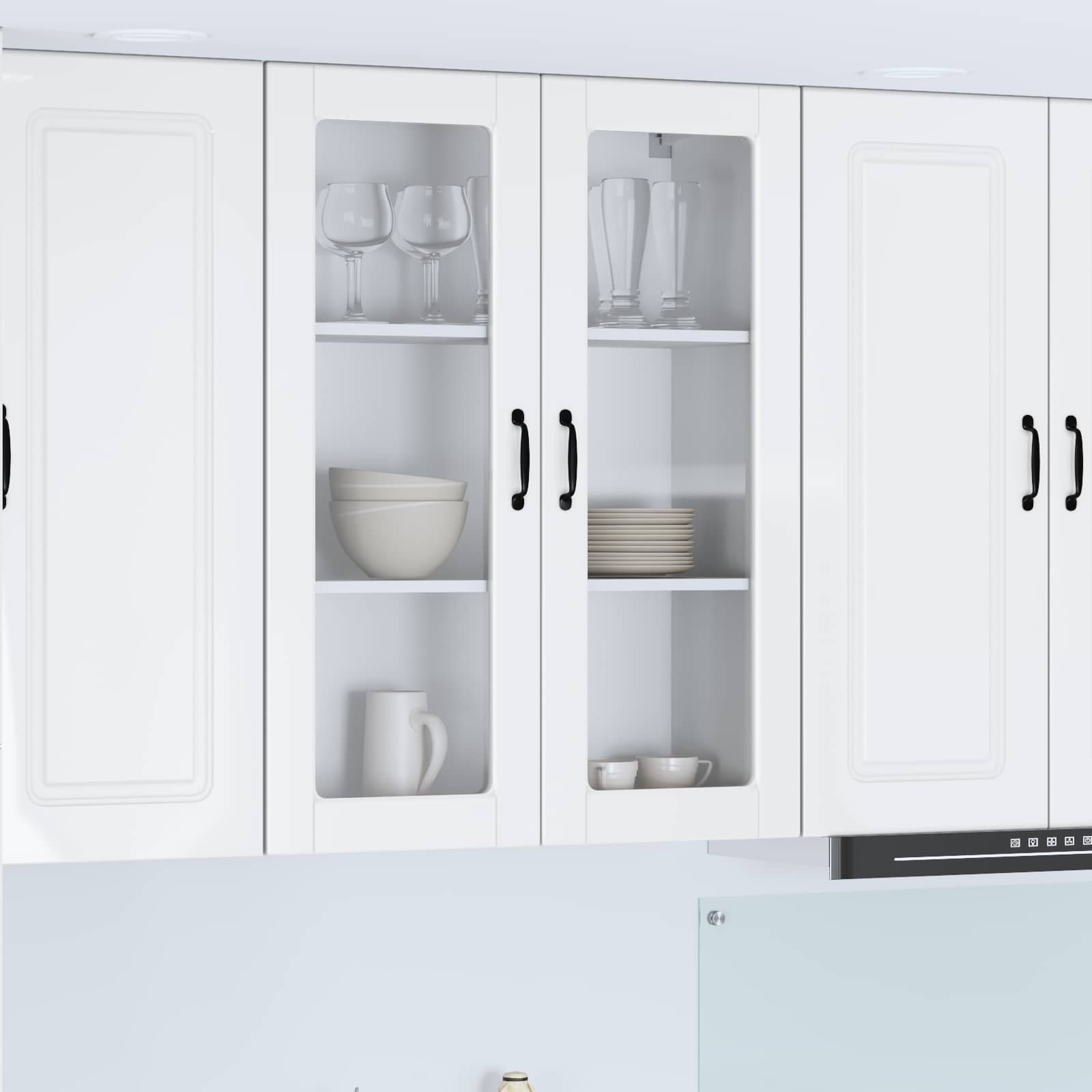 Painel de lava-louça kalmar branco brilhante 80 x 31 x 100 cm