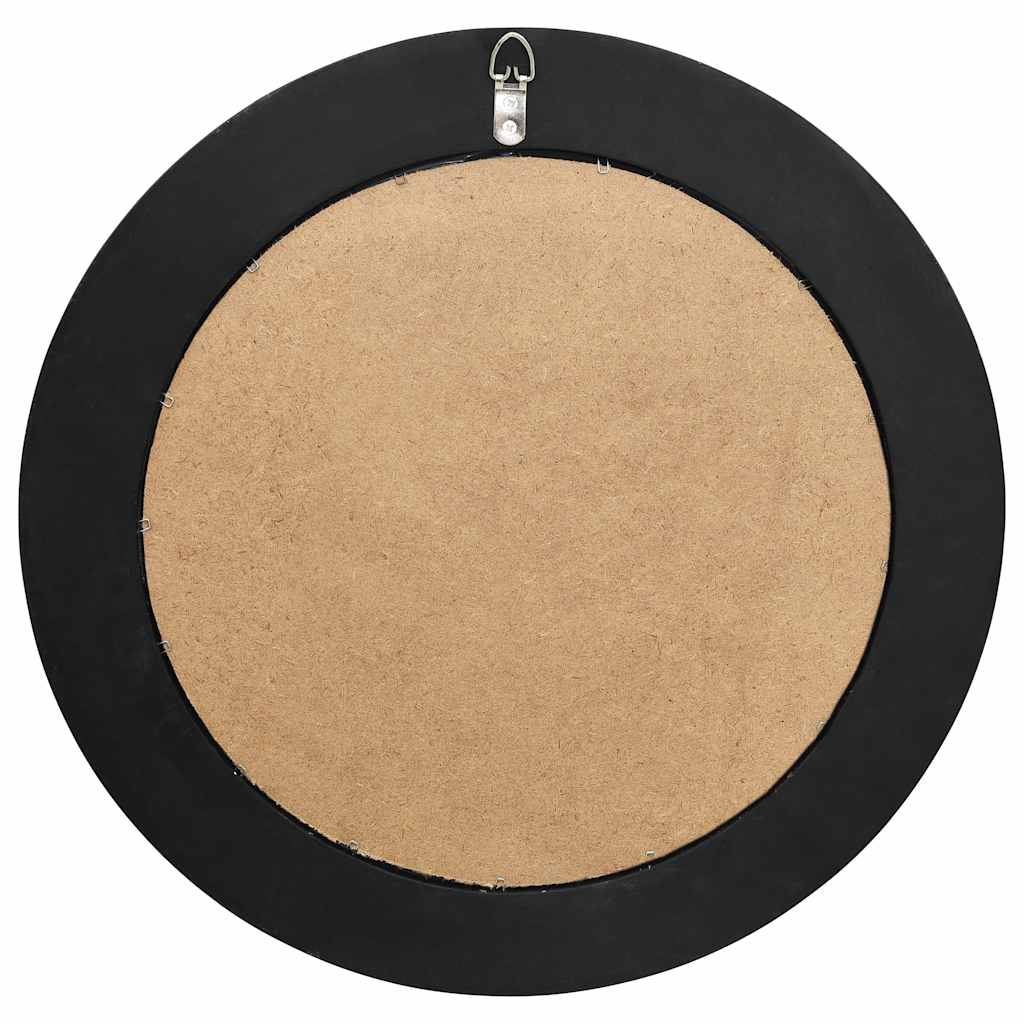 Espelho de parede estilo barroco 50 cm preto