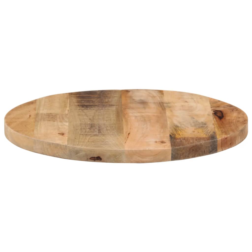 Tampo de mesa redondo ø60x3,8cm madeira mangueira áspera maciça