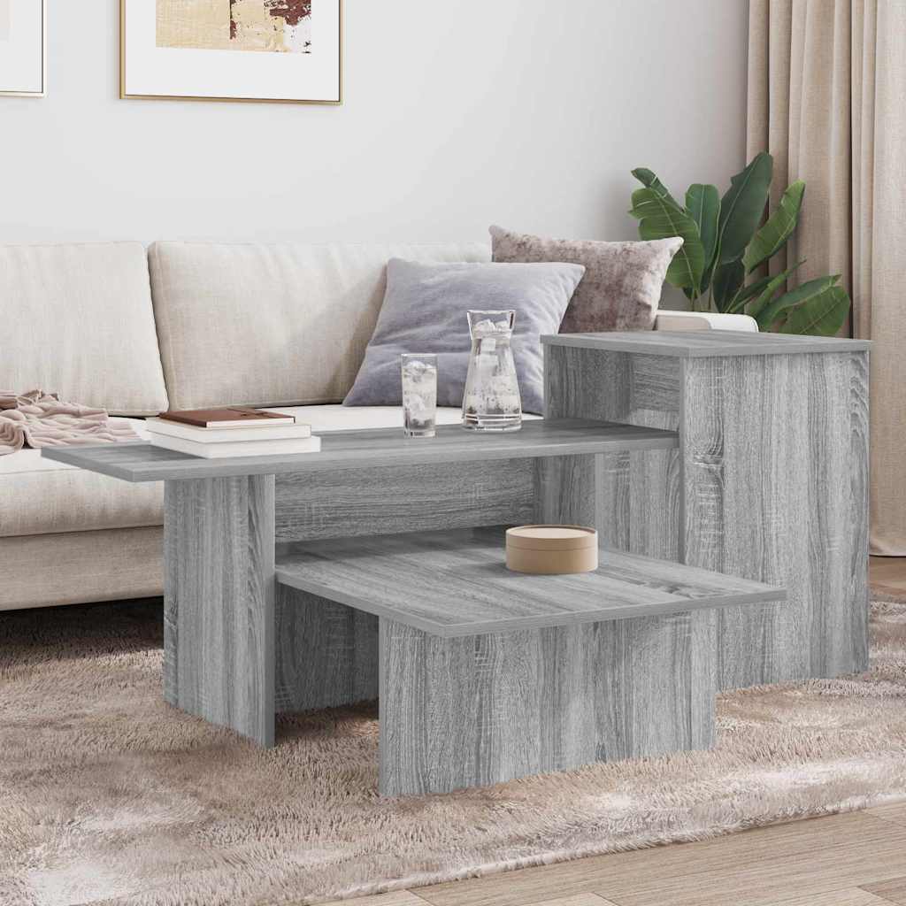 Aparador cinza sonoma 91,5 x 35 x 38,5 cm derivados de madeira
