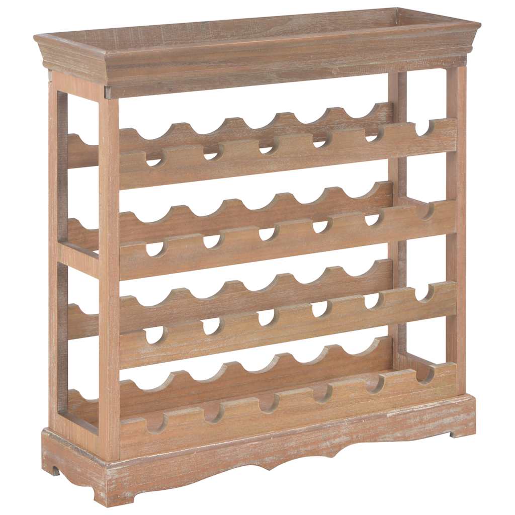 Garrafeira castanho 70x22,5x70,5 cm MDF