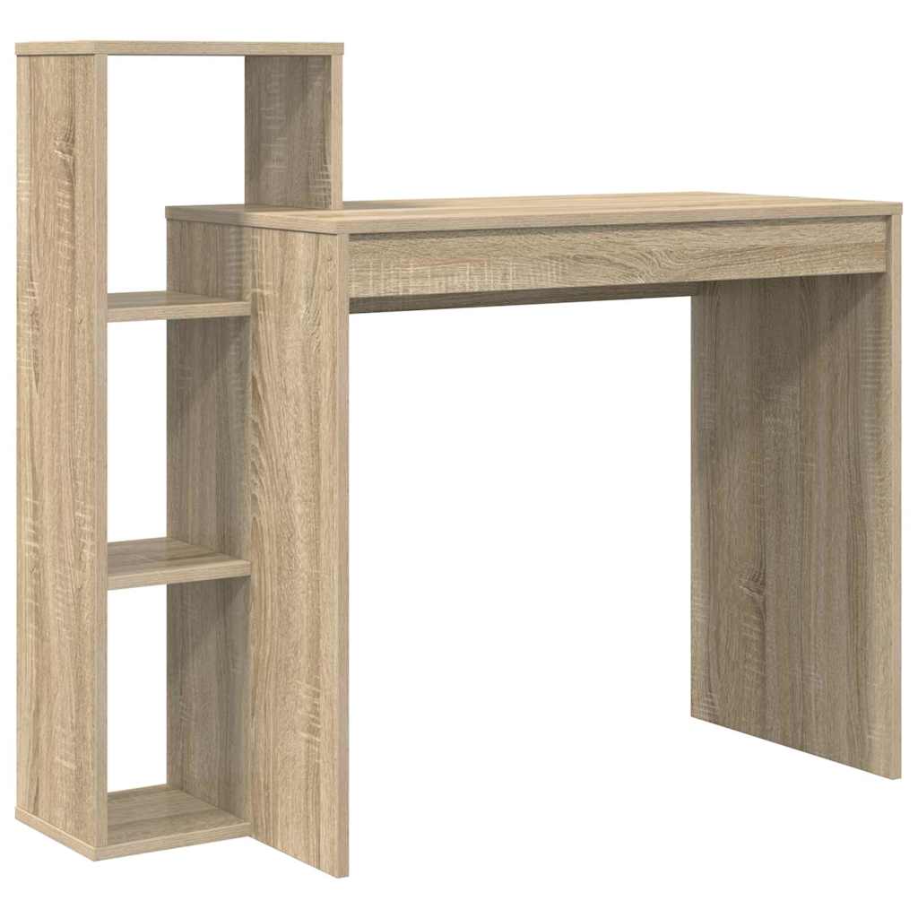 Mesa carvalho sonoma derivados de madeira 100 x 40 x 90 cm