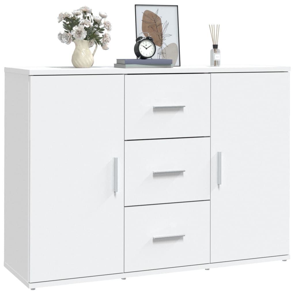 Aparador 91x29,5x65 cm derivados de madeira branco