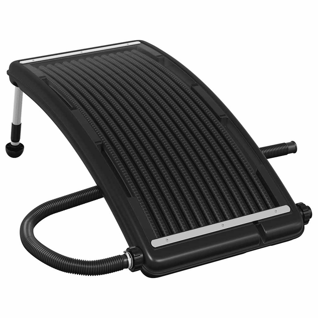 Painéis de aquecimento solar curvos p/ piscina 2 pcs 110x65 cm