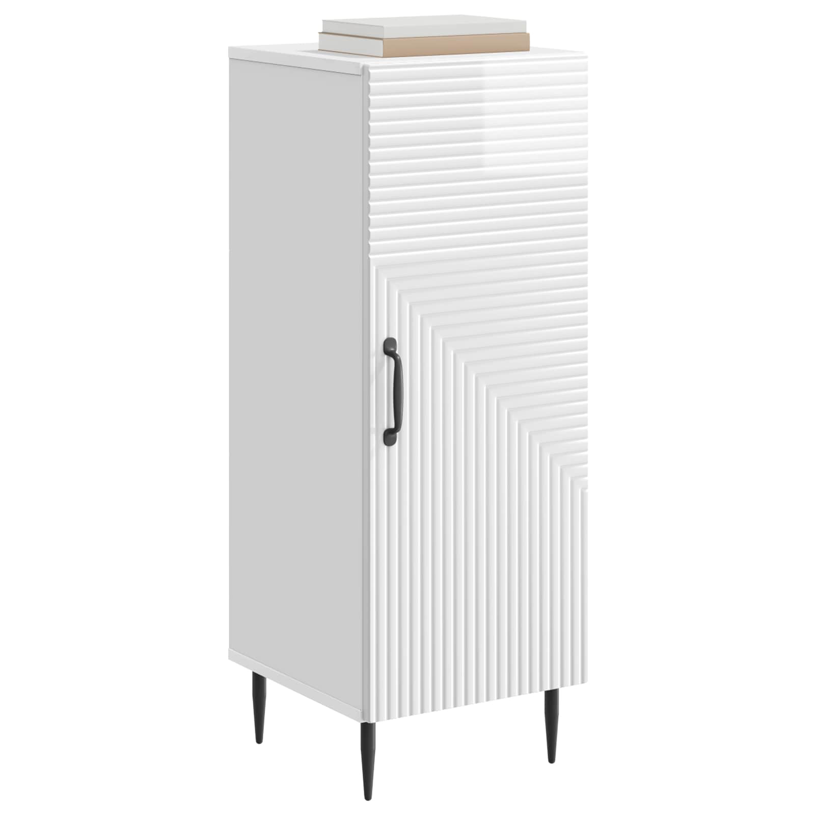 Buffet branco brilhante 33 x 34,5 x 89,5 cm