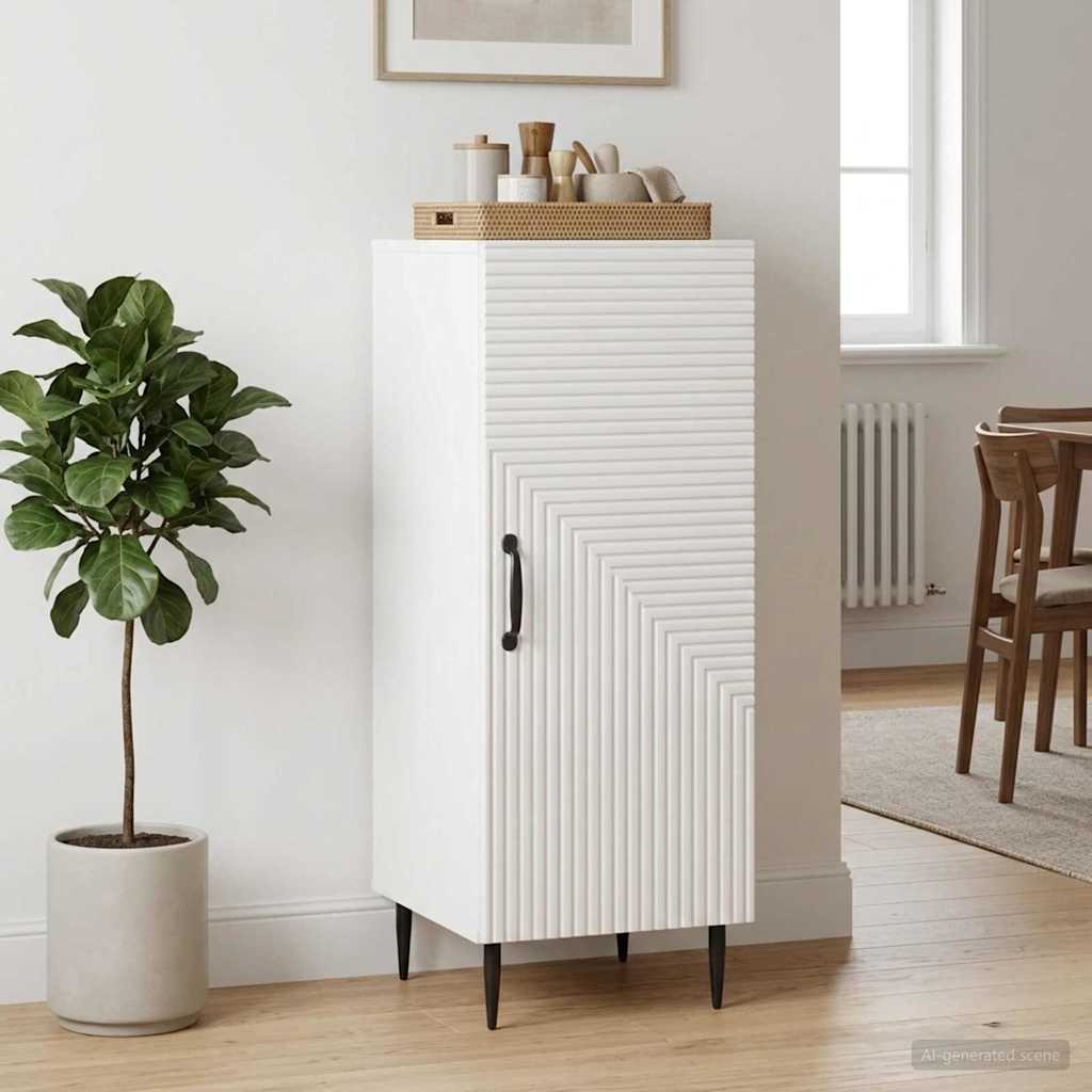 Buffet branco brilhante 33 x 34,5 x 89,5 cm