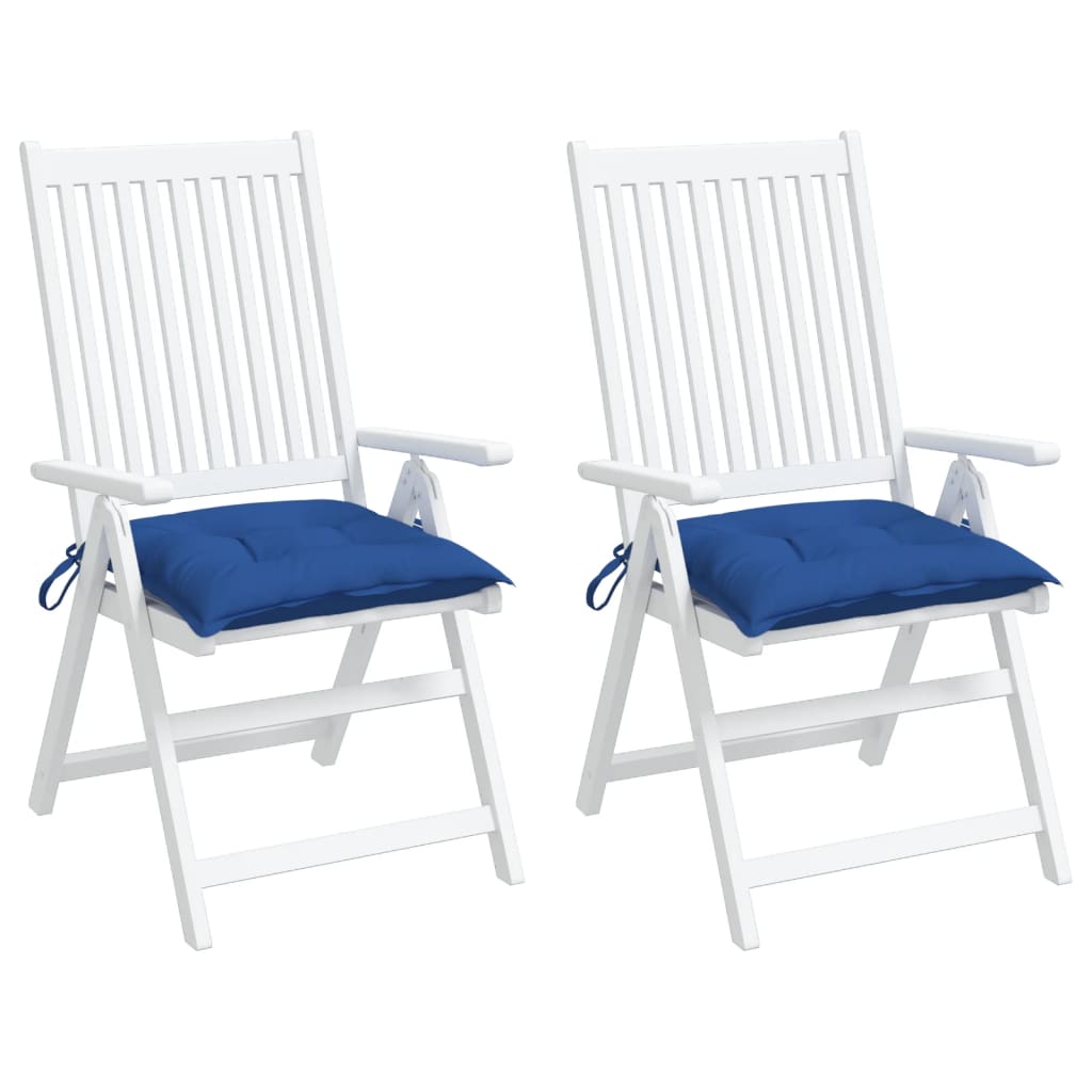Almofadões para móveis de paletes 2 pcs tecido oxford azul