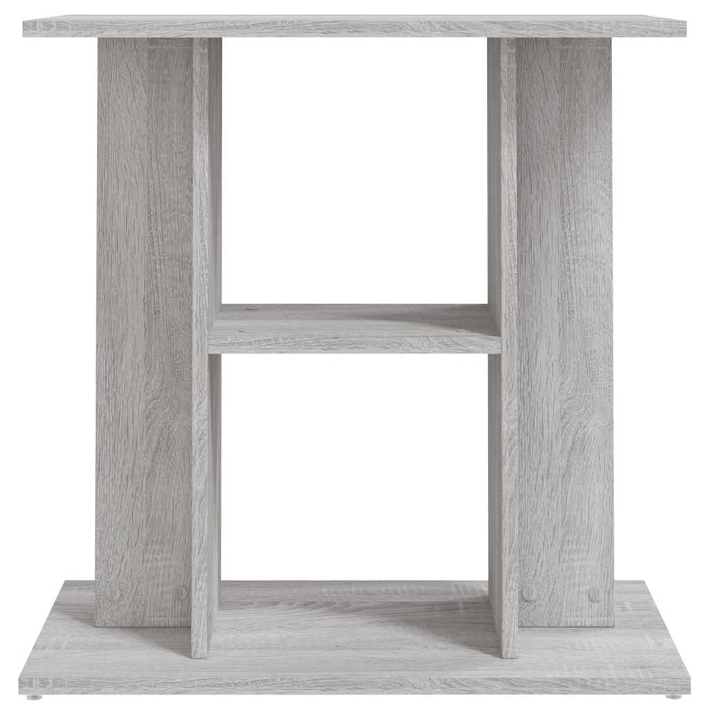 Suporte para aquário cinza sonoma 60x30x60 cm madeira projetada