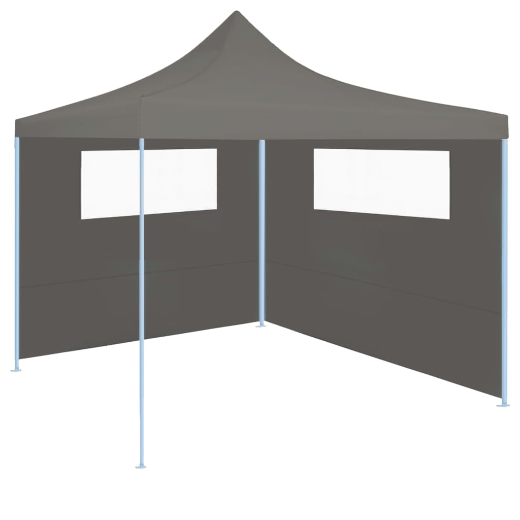 Paredes laterais para gazebo com janelas 6x2 antracite