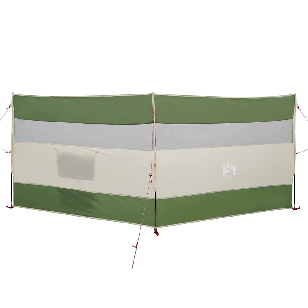 Corta-vento de campismo 340x130 cm impermeável verde