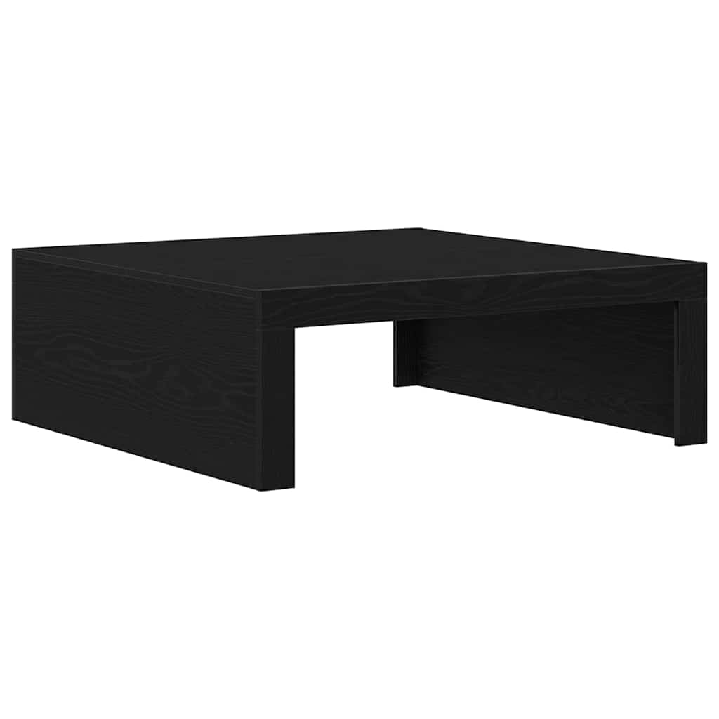 Mesa de centro carvalho preto 100 x 100 x 35 cm