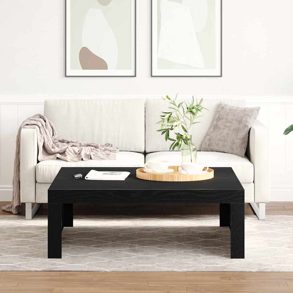Mesa de centro carvalho preto 100 x 100 x 35 cm