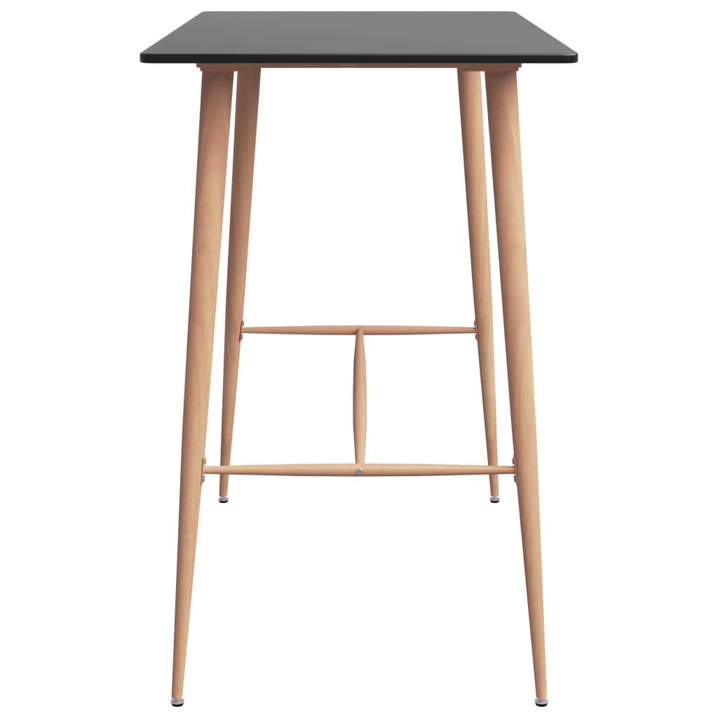 7 Pcs conjunto de bar preto
