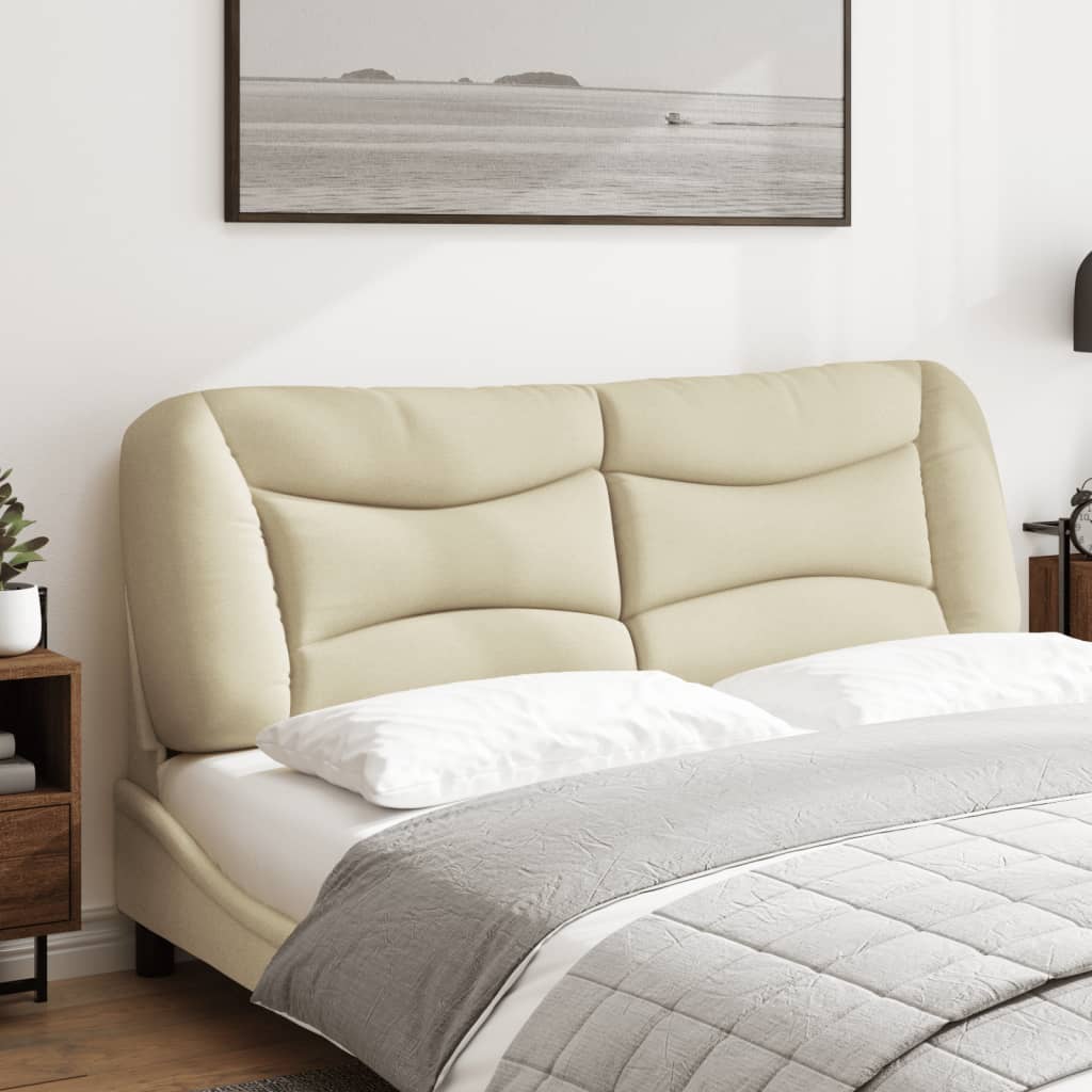 Almofadão de cabeceira hvar 160 cm tecido creme